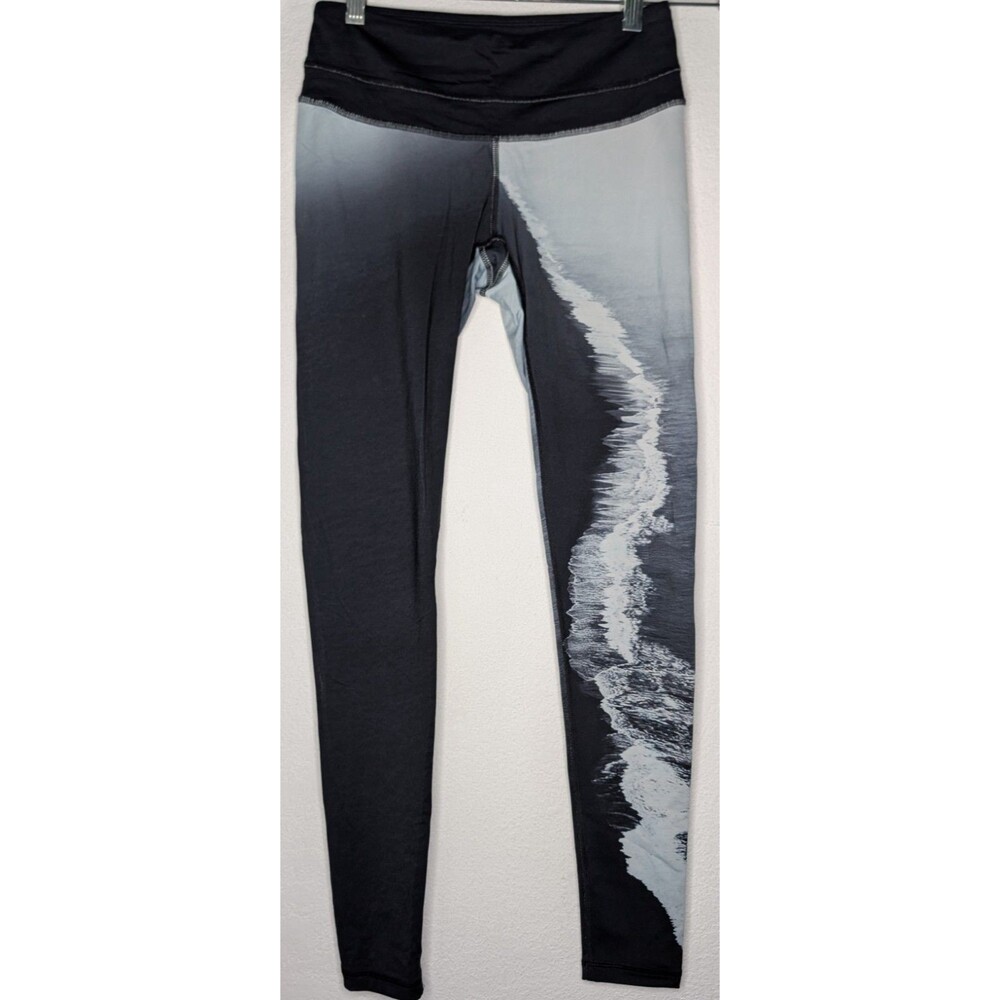 Lucy Powermax Women's grey-black Blue Capris Leggings Size XS (25x29) (990)